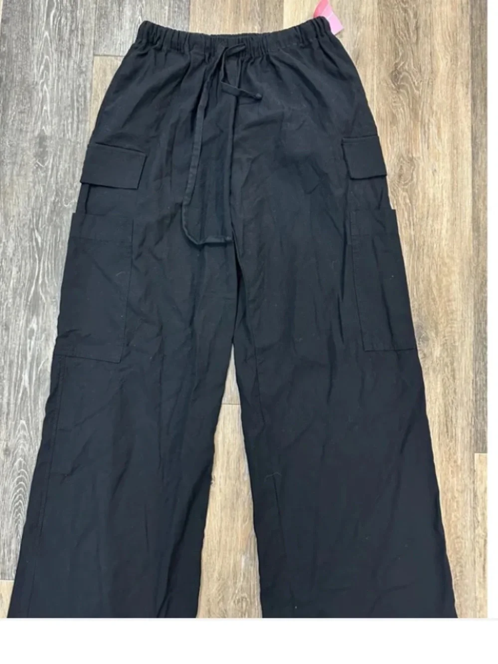 Ethan Twill Pants Reformation $198 new linen revolve summer pockets cargo wide